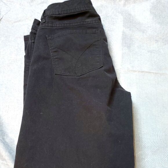 Calvin Klein Jeans Skinny Crop Black Size 4 - Picture 2 of 12